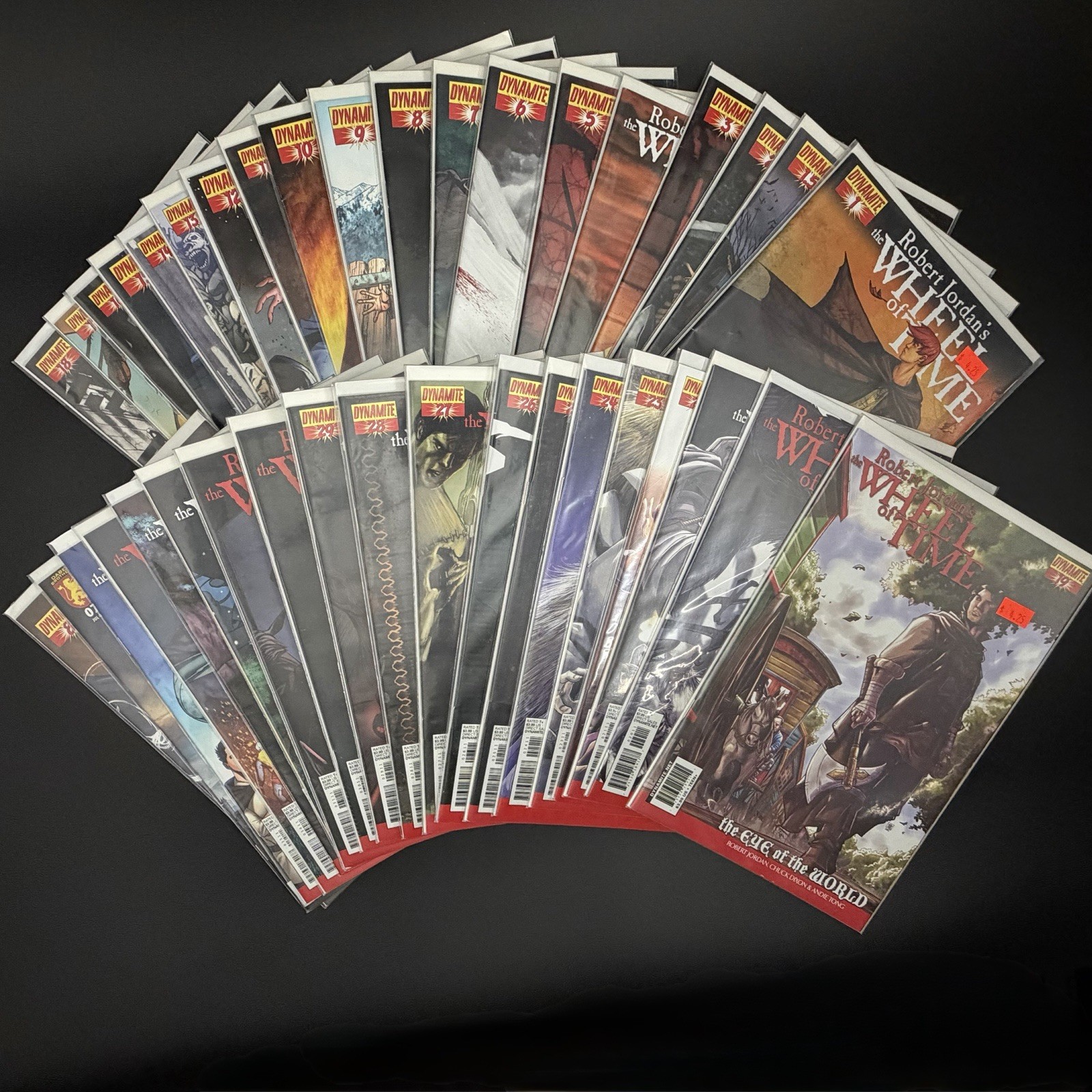 Robert Jordan's The Wheel of Time Dynamite -Full Set 1-35 & New Spring 7-8 VF/NM