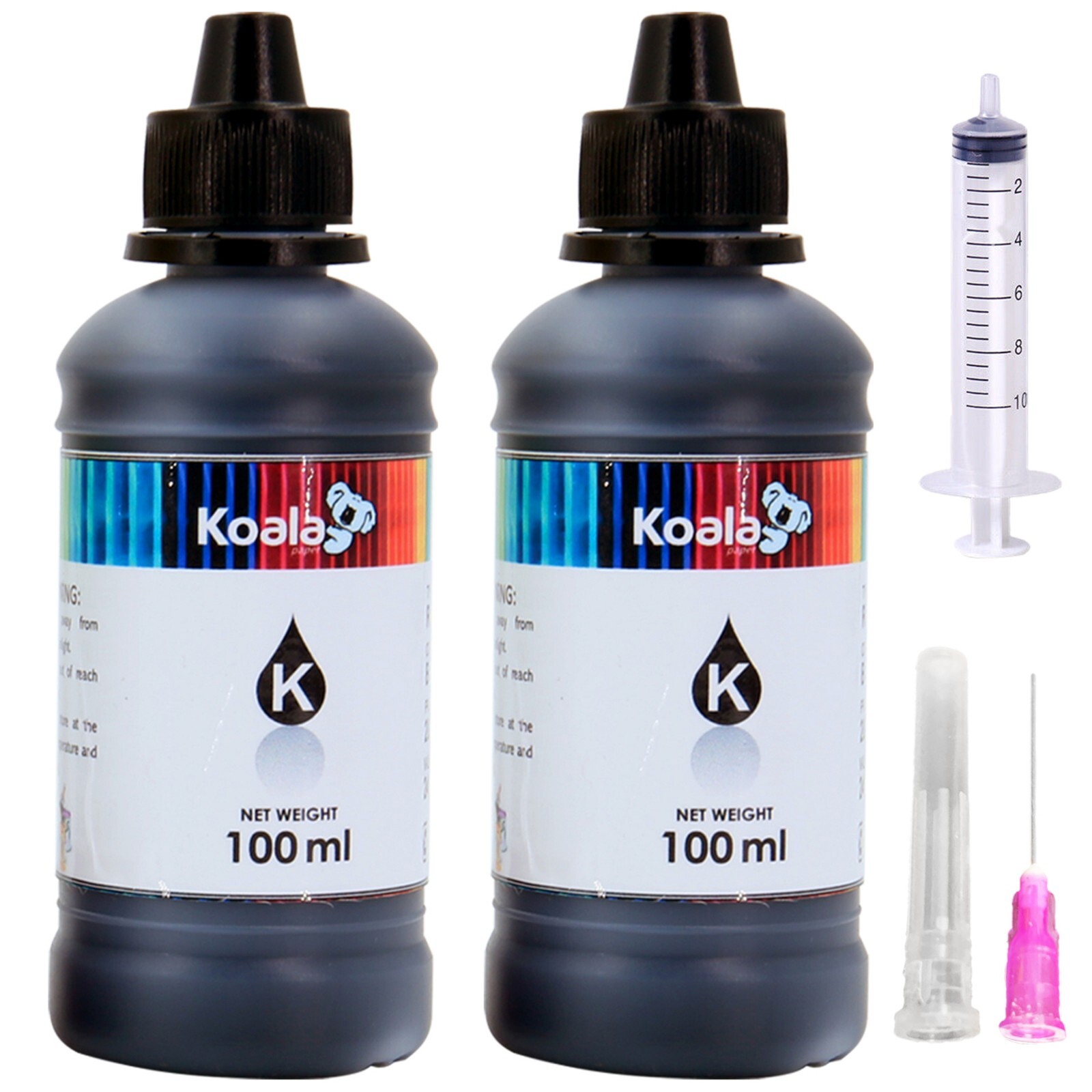 Lot Koala Ink Refill Kits for All Inkjet Printers, Canon, HP, Epson, Brother...