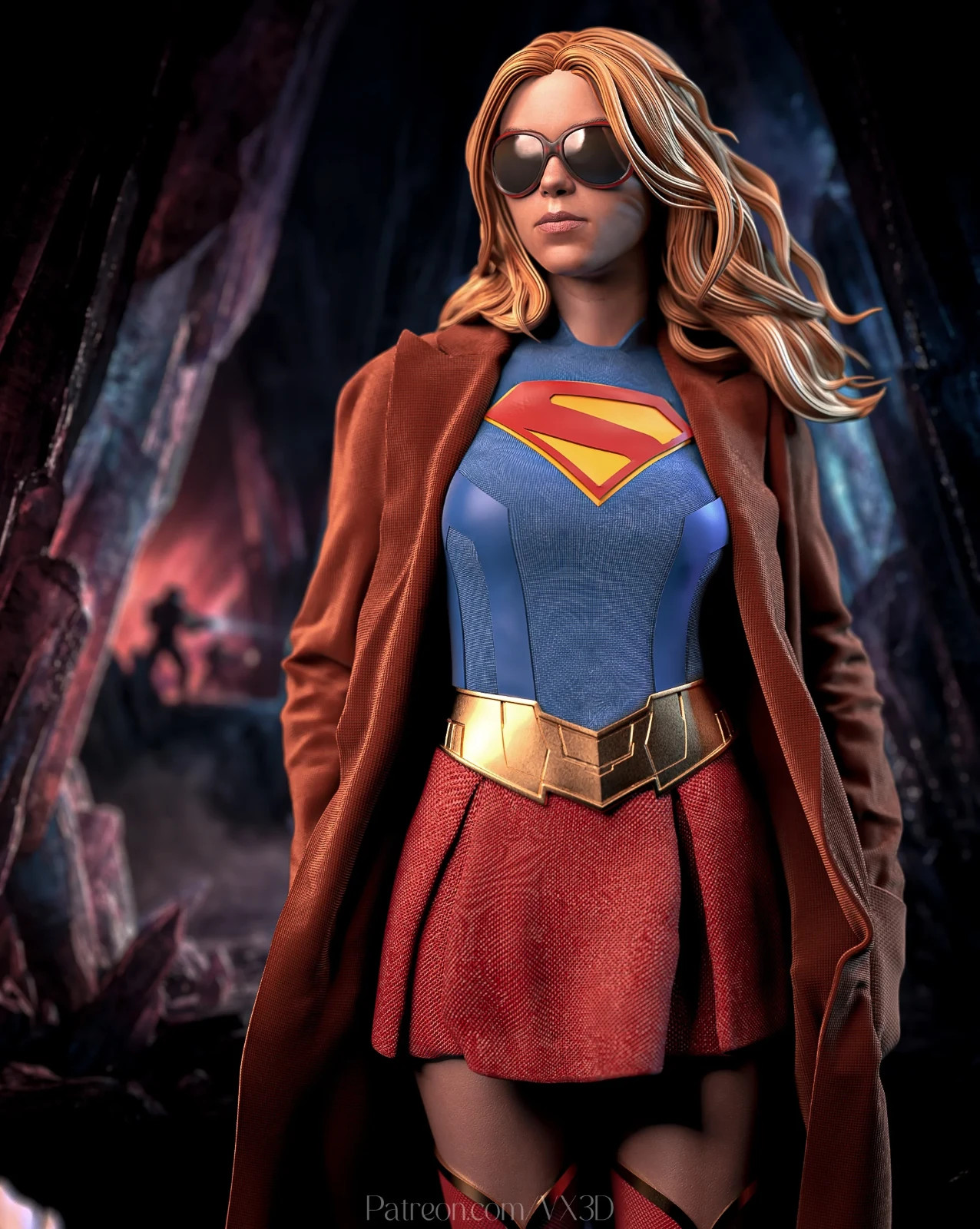 1:6 Supergirl Woman of Tomorrow Fan Art UNPAINTED High Quality Garage Kit