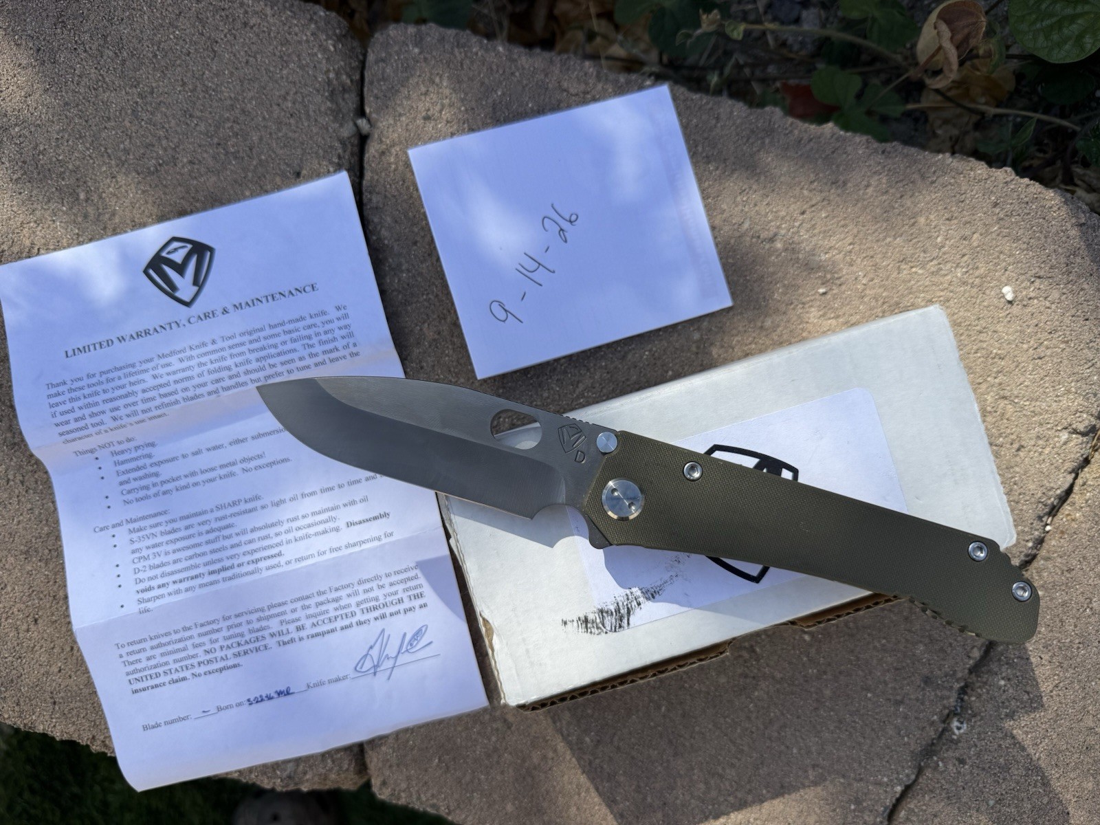 Medford 187 In D2 Steel