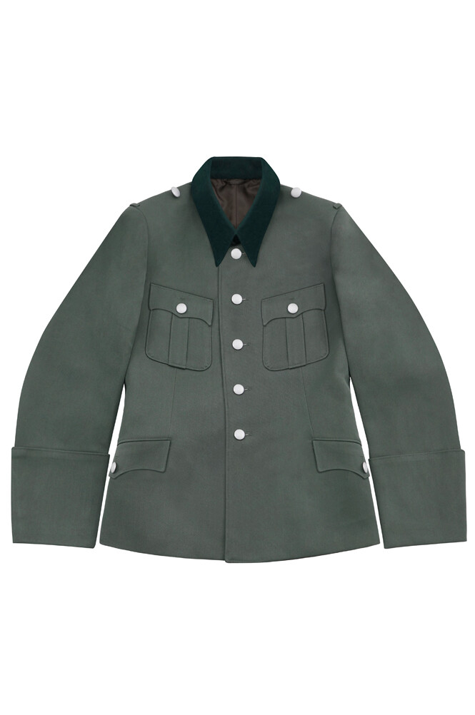 WW2 German Elite M37 Officer Gabardine Service Tunic Jacket