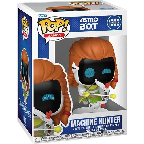 Funko POP Astro Bot Machine Hunter Figure 1303 + Protector