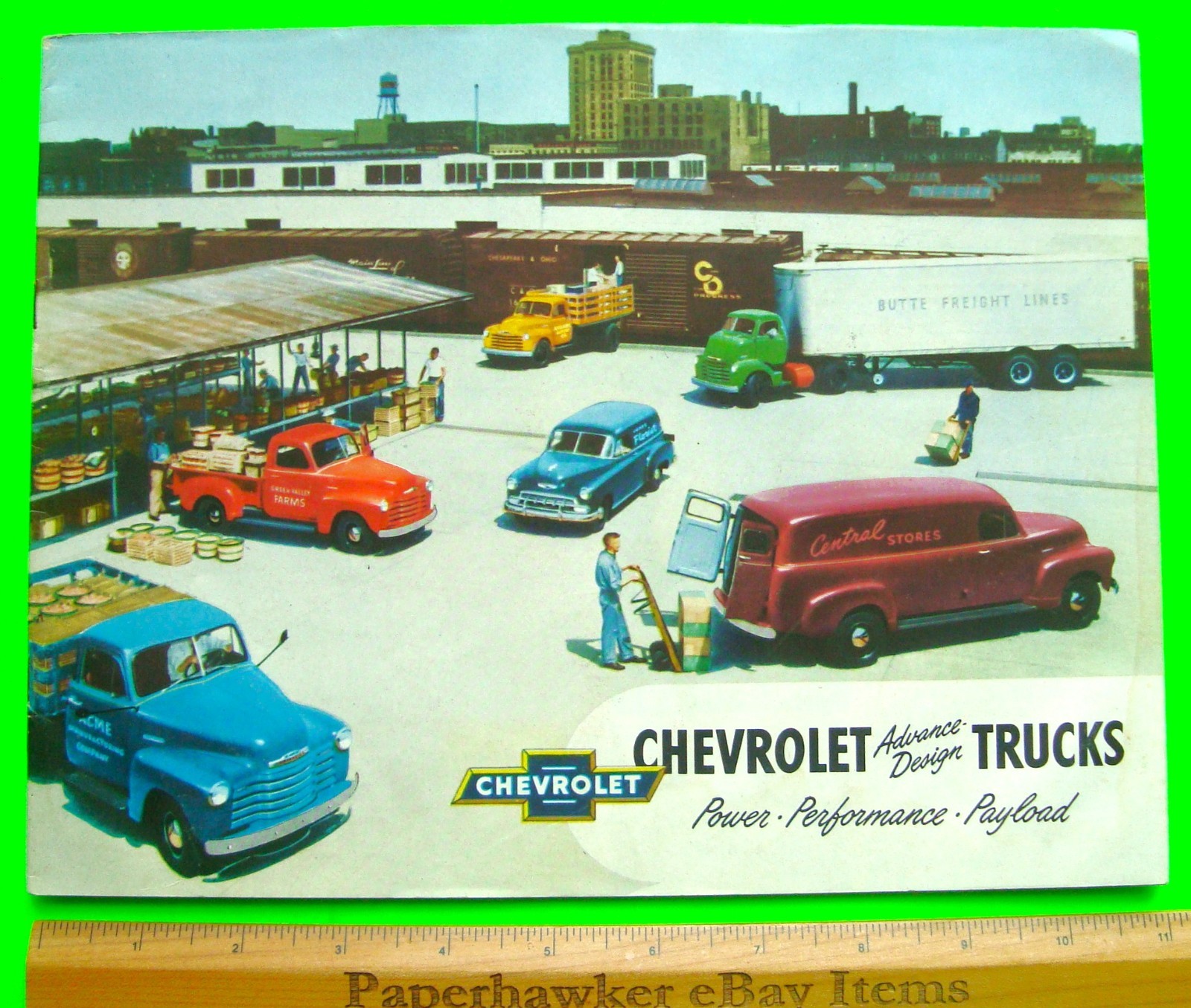 1952 CHEVROLET TRUCK FULL LINE PRESTIGE 32-pg COLOR CATALOG Brochure WOW Xlnt
