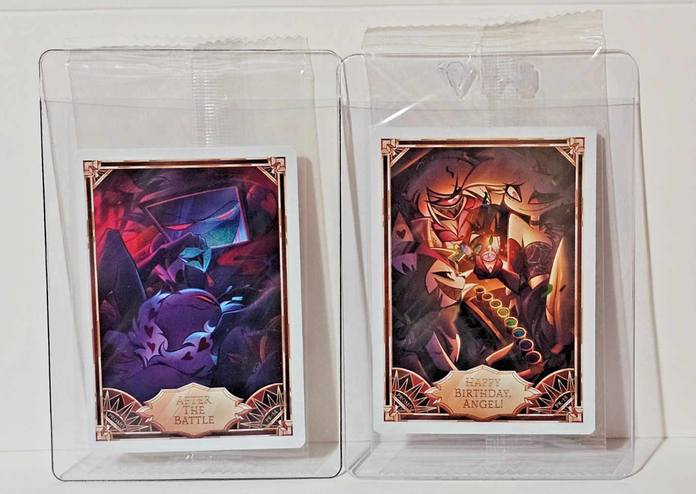 Hazbin Hotel Foil Promo Cards Lot - Happy Birthday Angel AND After the Battle