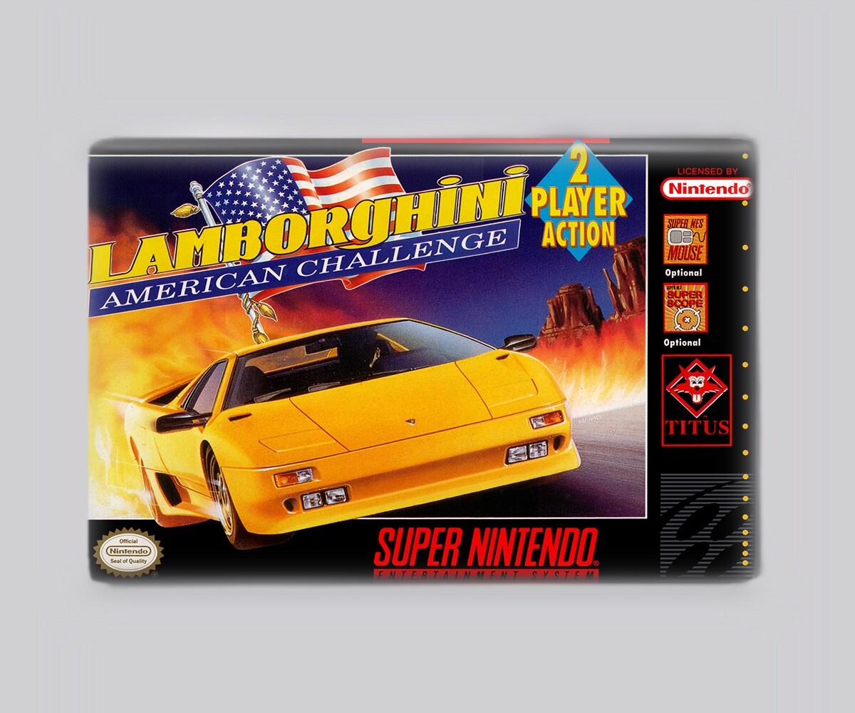 LAMBORGHINI AMERICAN CHALLENGE /SNES - 2