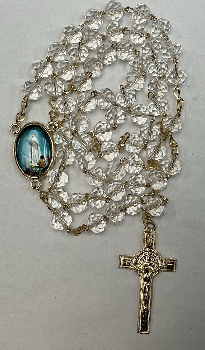 ClARO ROSARIO CORONILLA PARA REZAR A LA VIRGEN DE FÁTIMA