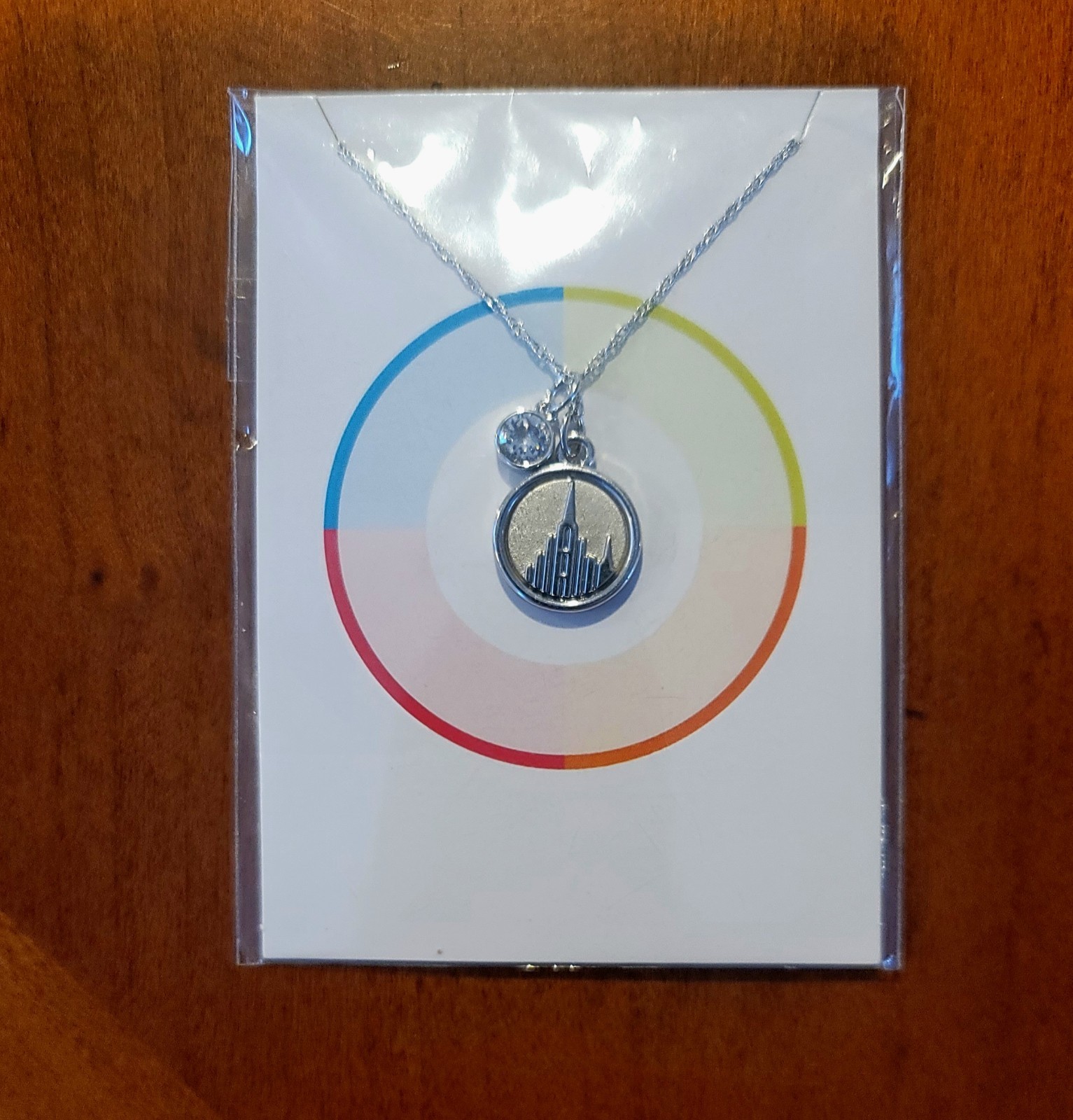 New LDS Young Women's Silver Medallion Necklace Emblem Of Belonging Temple 925 