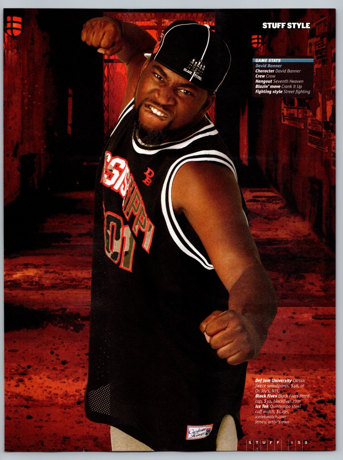 Def Jam University David Banner Mississippi Jersey 2004 Advertisement