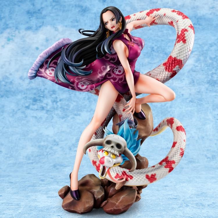 New* Megahouse One Piece 'A×MAXIMUM' 'Pirate Empress' Boa Hancock Figure 