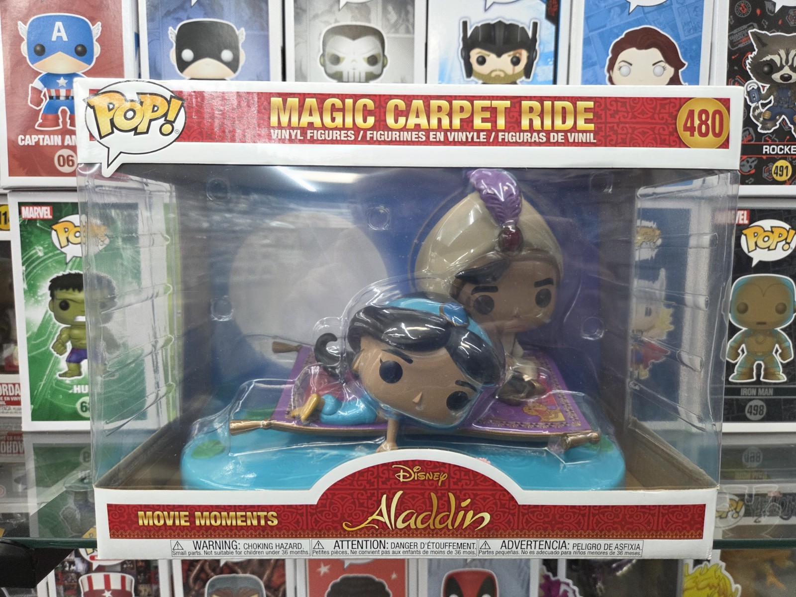 Funko Pop Disney - Magic Carpet Ride #480 Aladdin