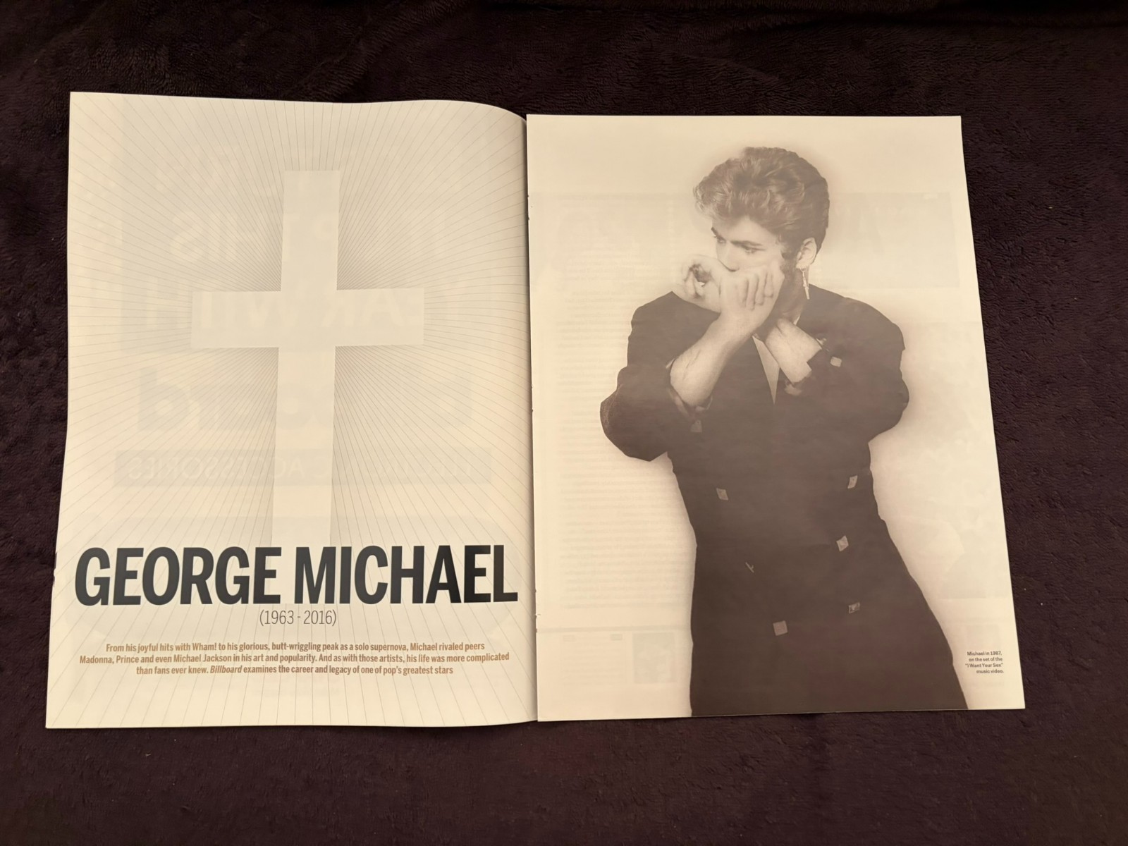 GEORGE MICHAEL 1963-2016 tribute article \