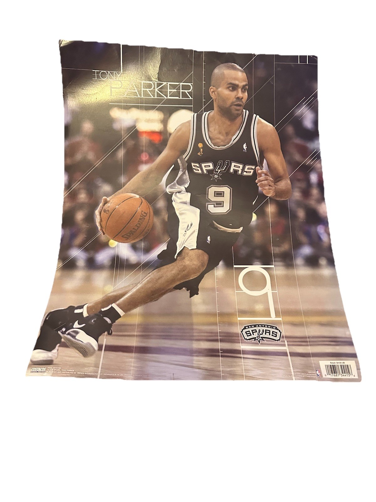 NBA San Antonio Spurs Glory Years Poster Tony Parker NBA OFFICIAL POSTER 16 X20