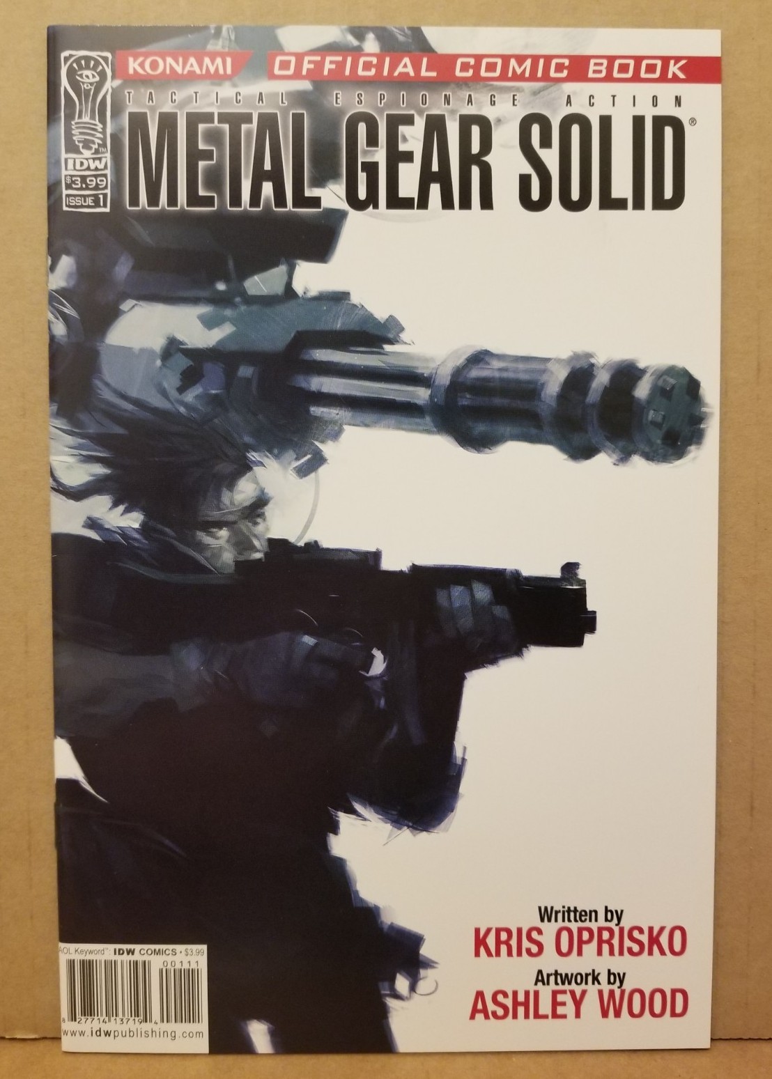 METAL GEAR SOLID #1 (VF) IST SOLID SNAKE APPEARANCE 2004 IDW ASHLEY WOOD