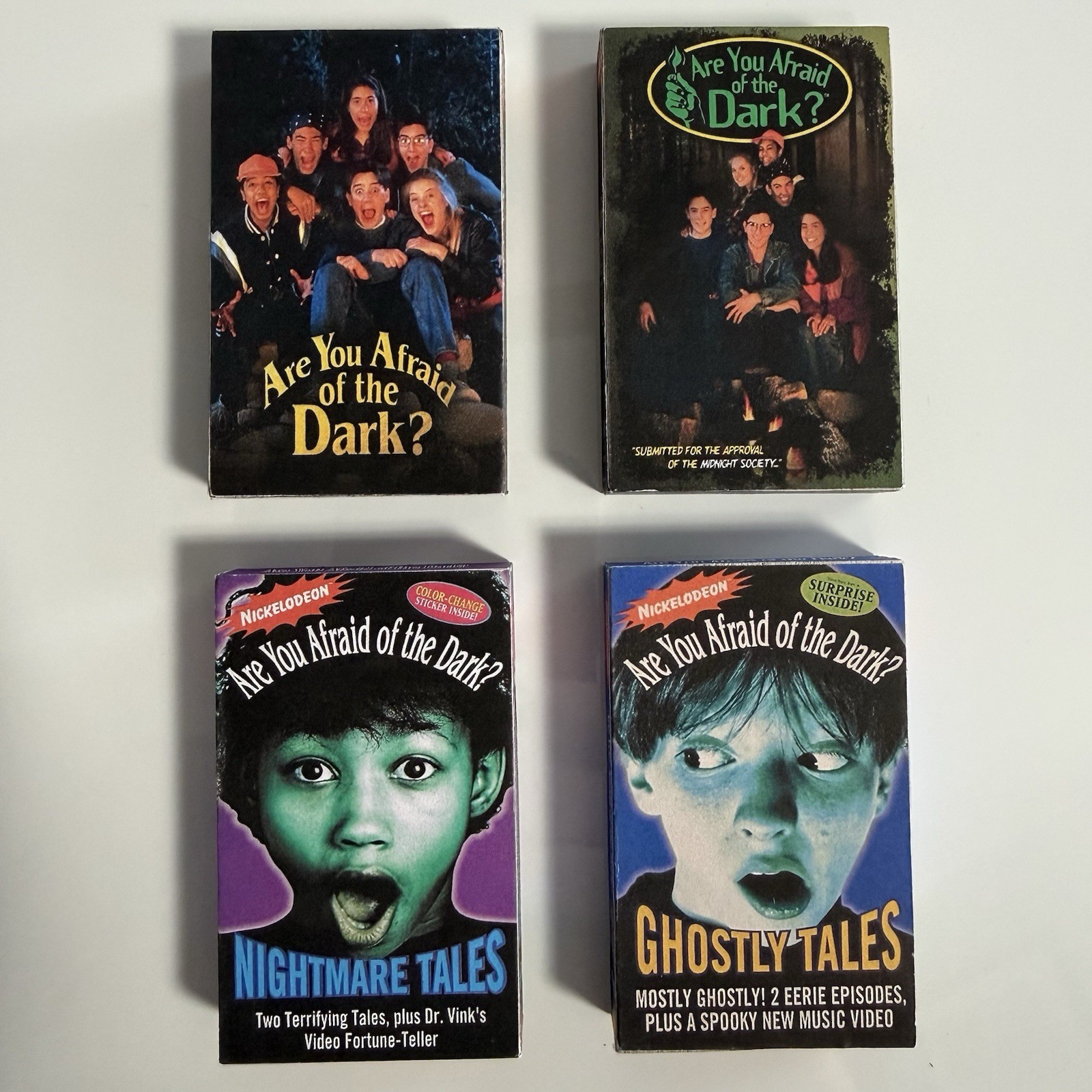 Nickelodeon Are You Afraid of the Dark AYAOTD VHS Mini 3D Refrigerator Magnets