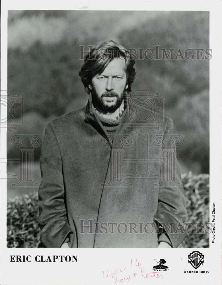 1985 Press Photo Musician Eric Clapton - lrp92200