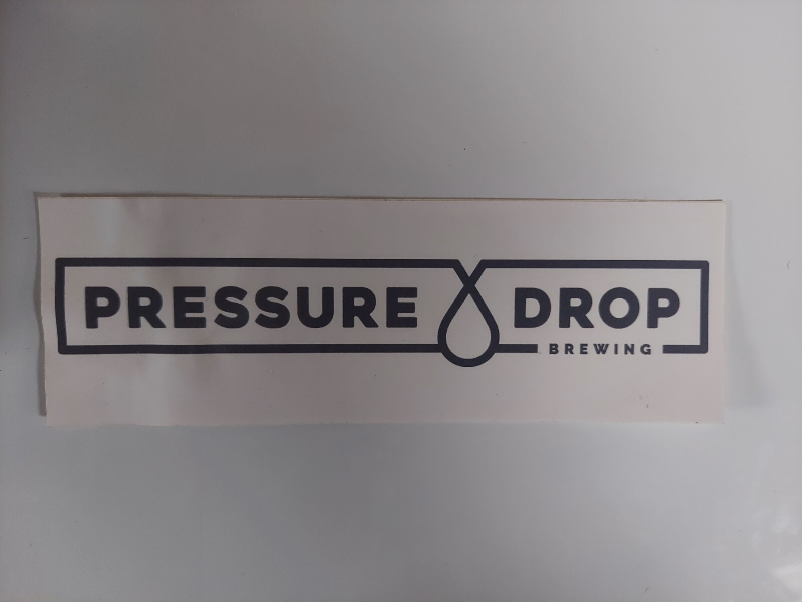 Pressure Drop Brewing sticker (New york beer collectible)