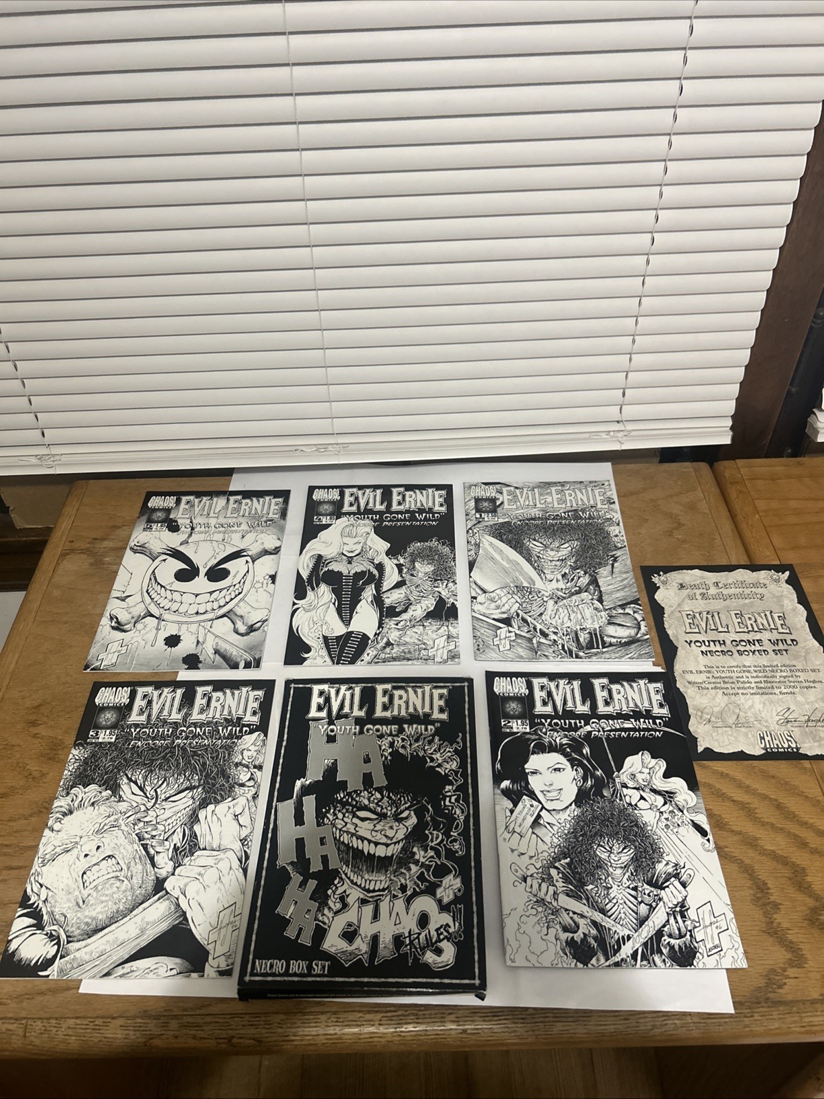 Evil Ernie Limited Edition #1 (1997) Necro Box Set Chaos Comics Rare-2000 Copies