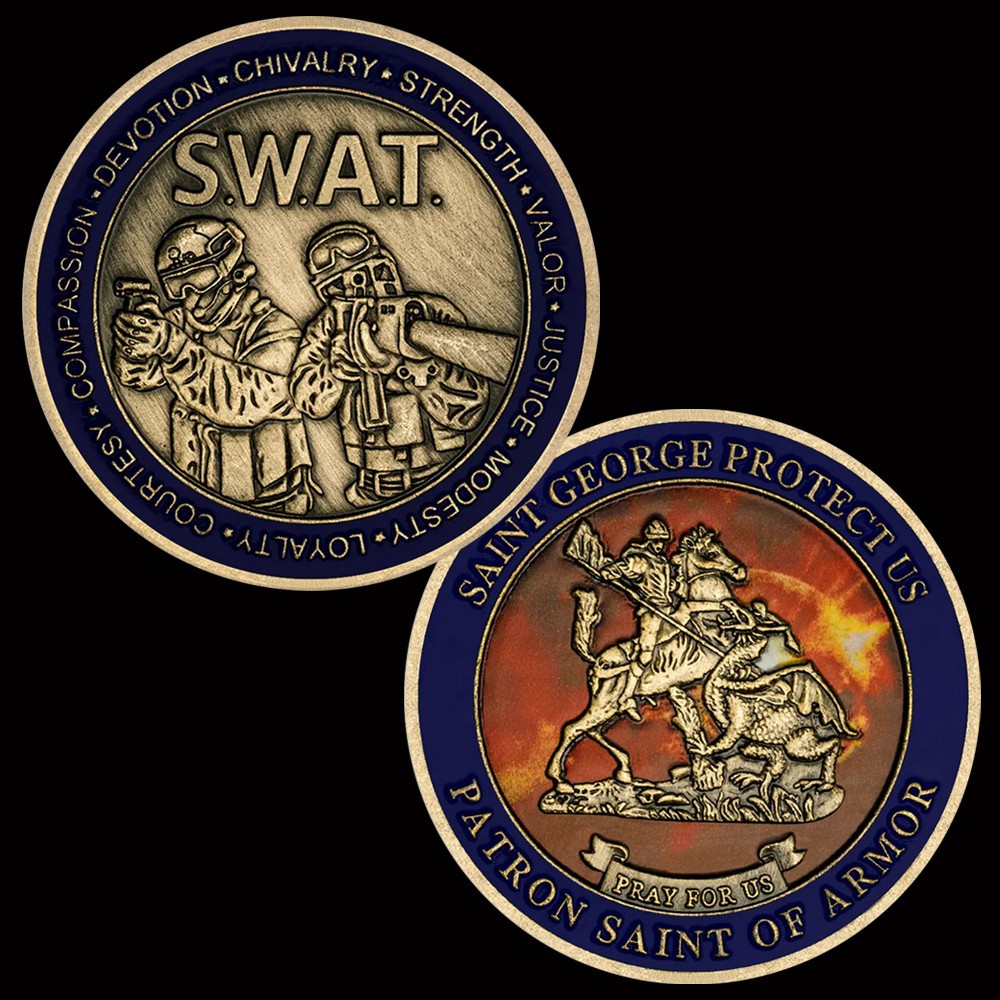 S.W.A.T. Challenge Coin Collectable Special Weapons Tactics Commemorative 1-pc