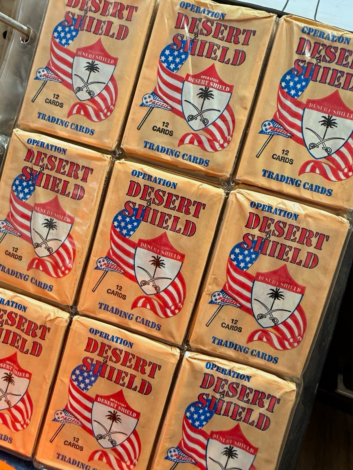 Pacific Operation Desert Shield Desert Storm Trading Card Pack 12 Cards25 packs