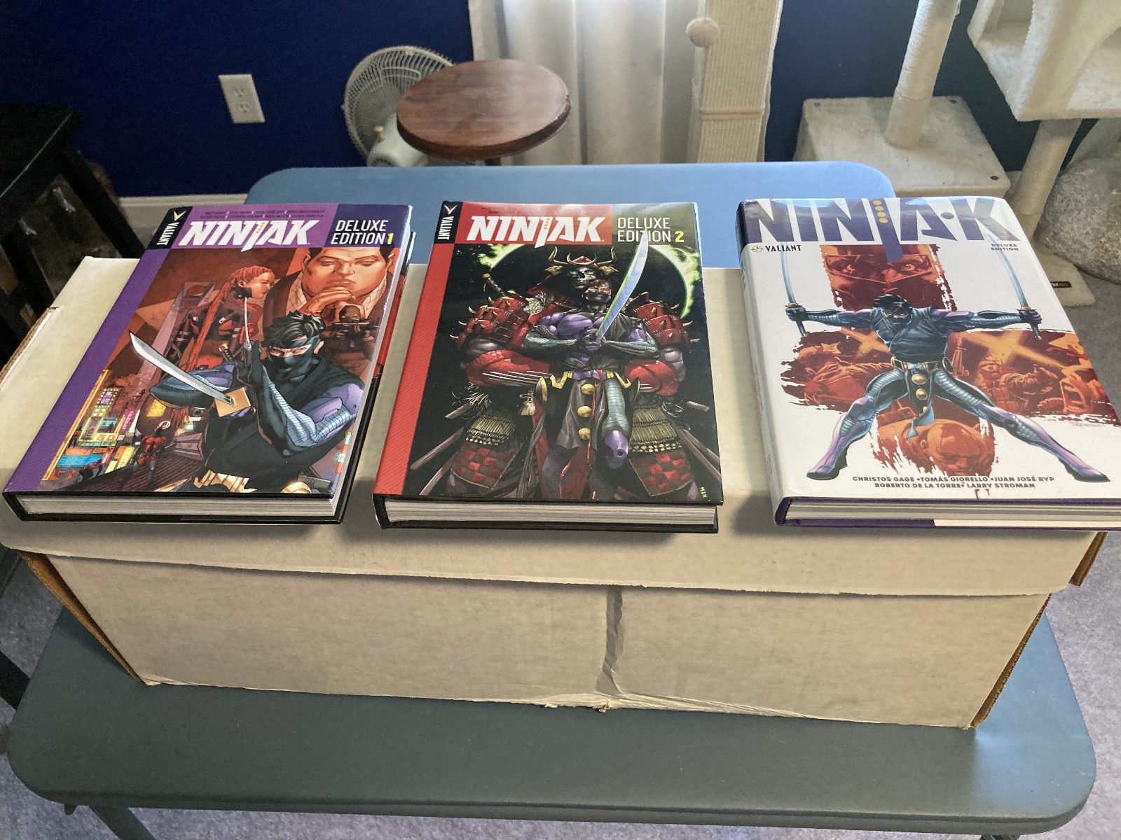 VALIANT DELUXE EDITION NINJAK, 3 VOLUMES, VALIANT, GREAT CONDITION