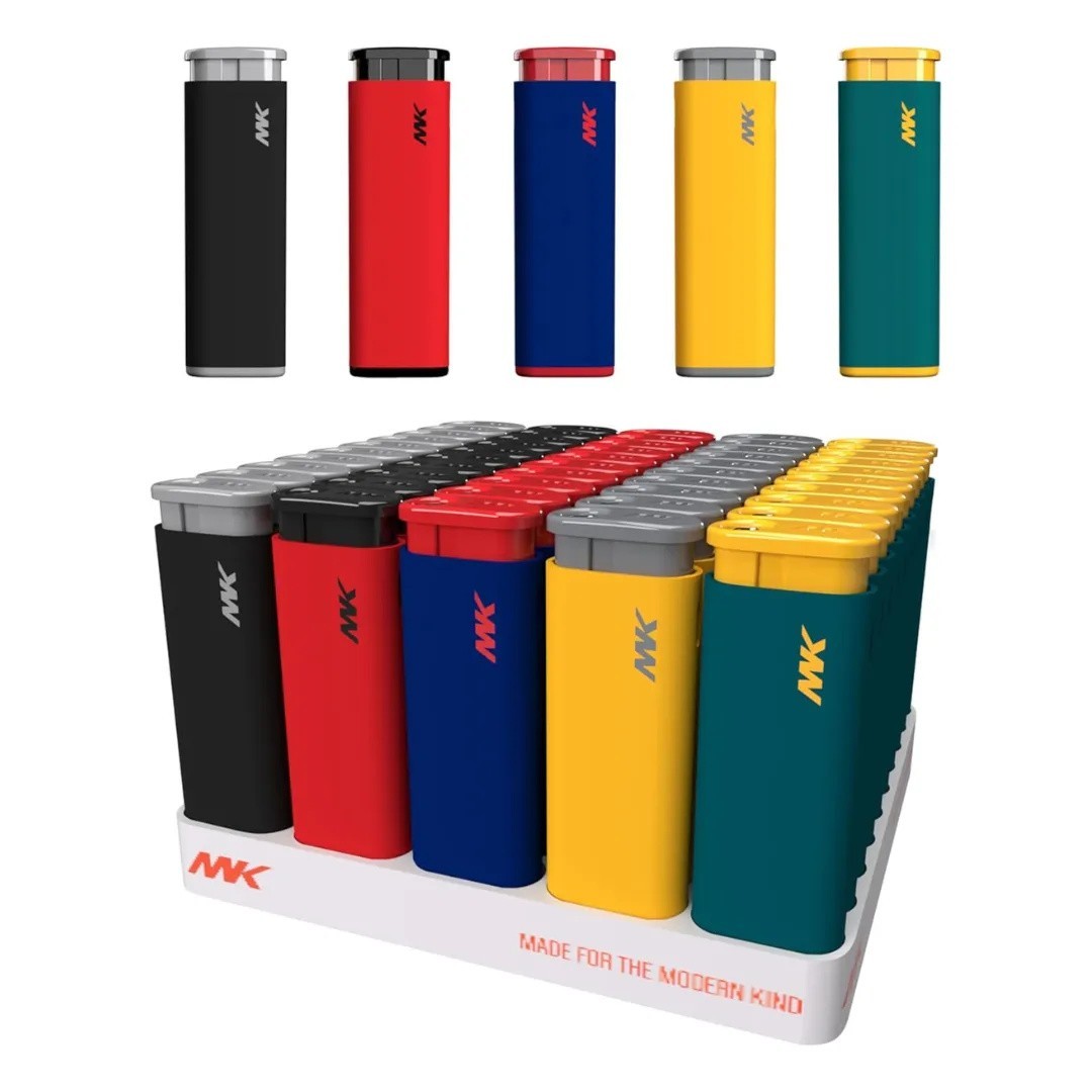 50 Pack MK Jet Torch Lighter Windproof Refillable Butane Wholesale Bulk Lighters