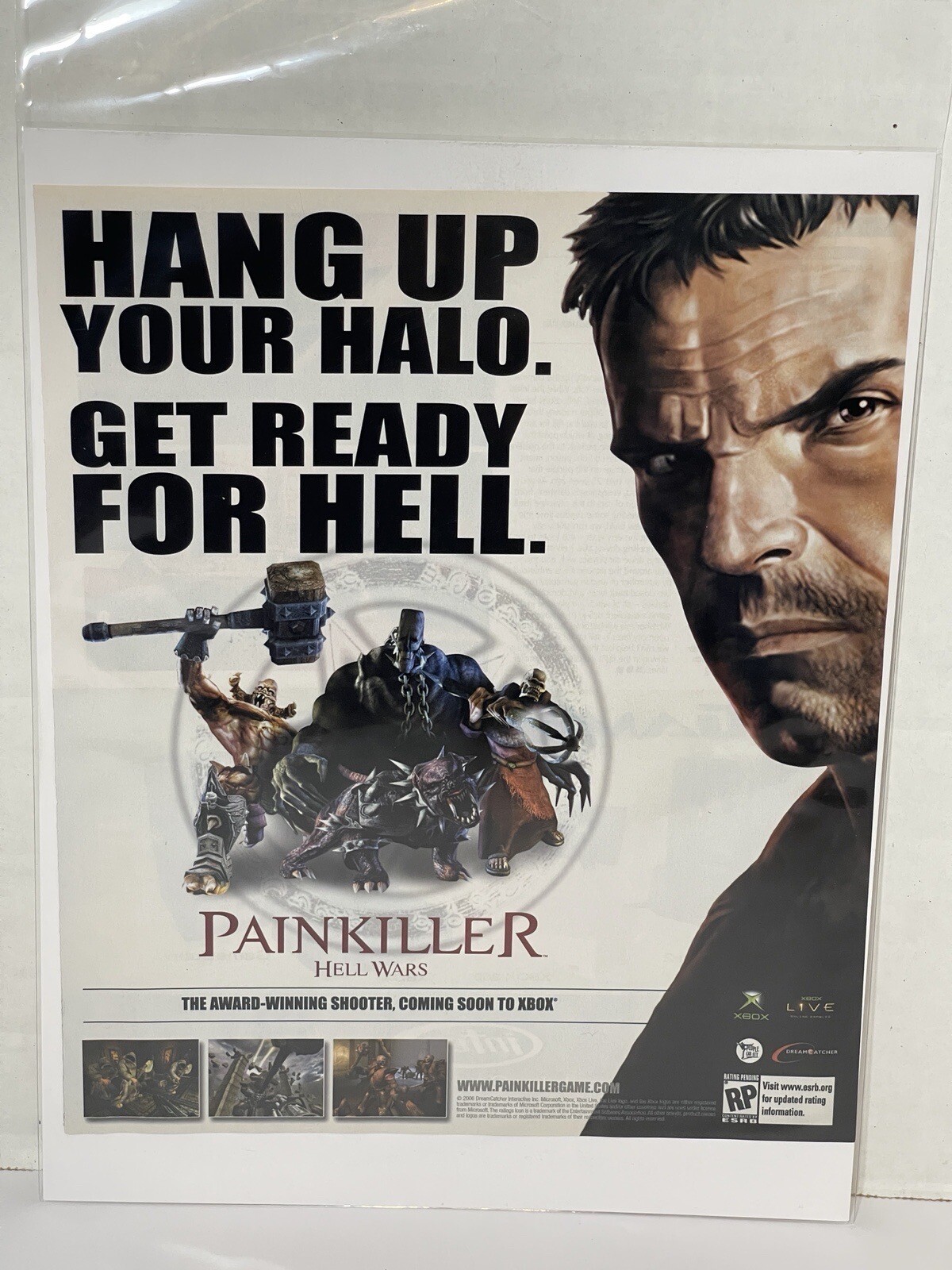 PainKiller Hell Wars - DreamCatcher Video Game Print Ad / Poster Promo Art 2006