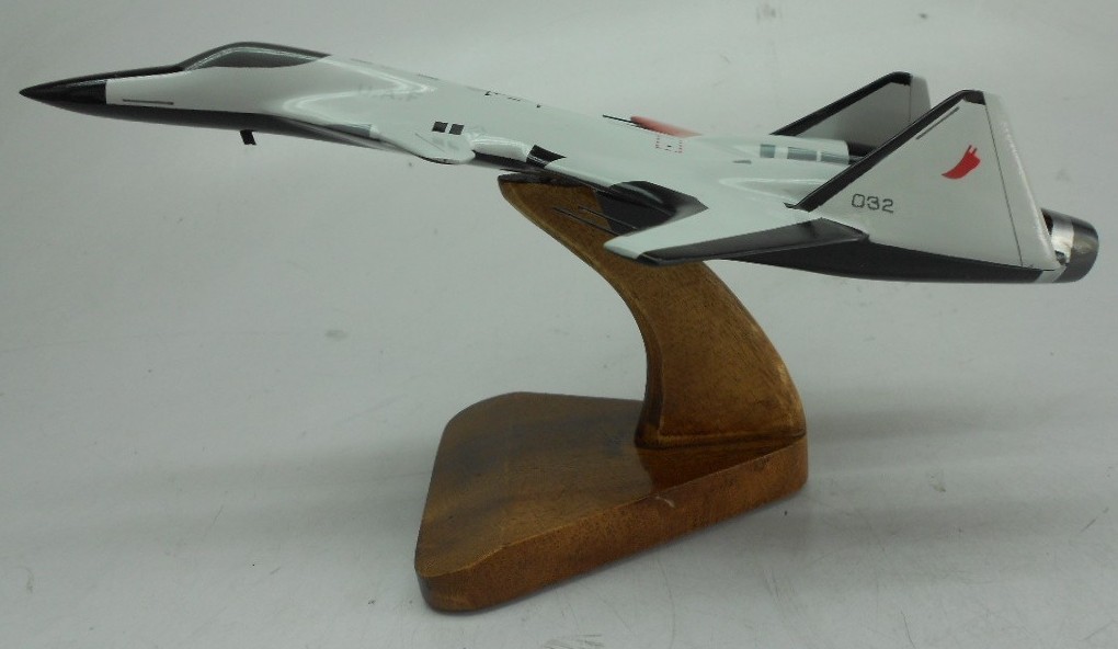 Ace Combat Zero ADFX-02 Morgan Airplane Desktop Kiln Wood Model 