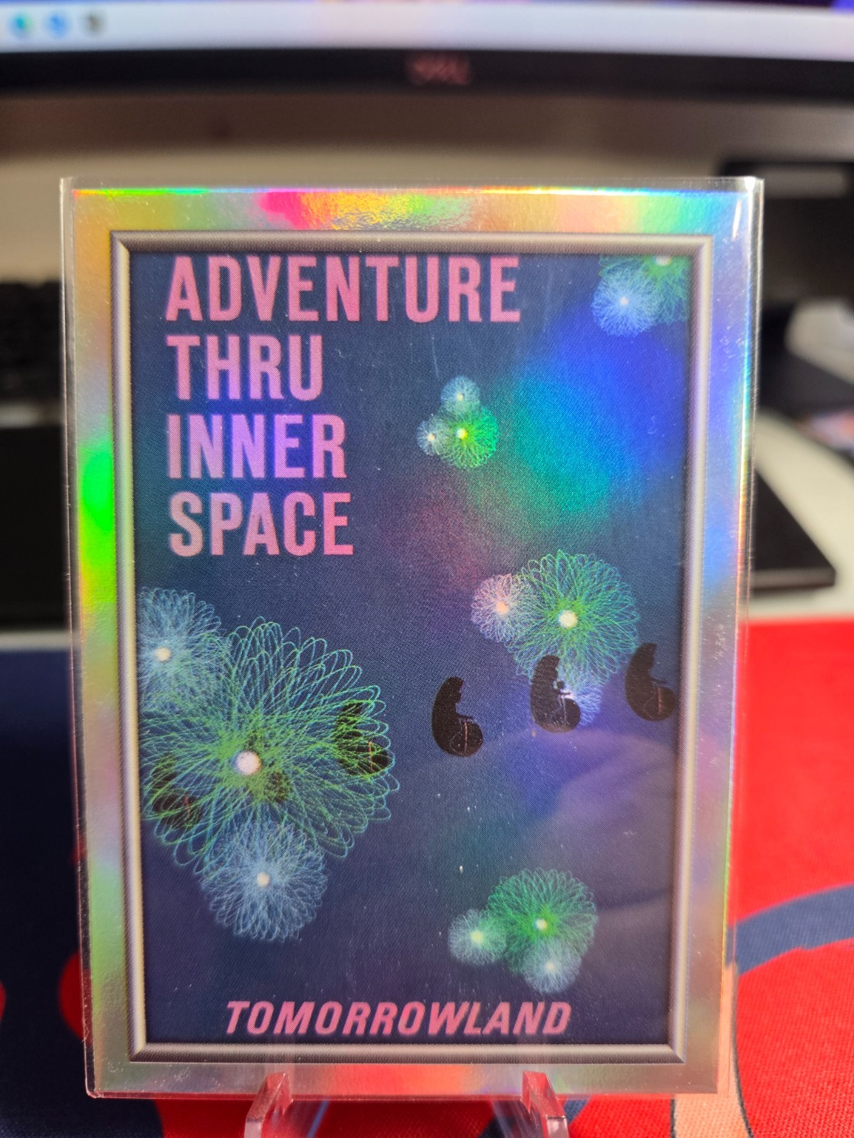 Tomorrowland Adventure Inner Space Poster P-14 Foil • 2025 Topps Disneyland 70th