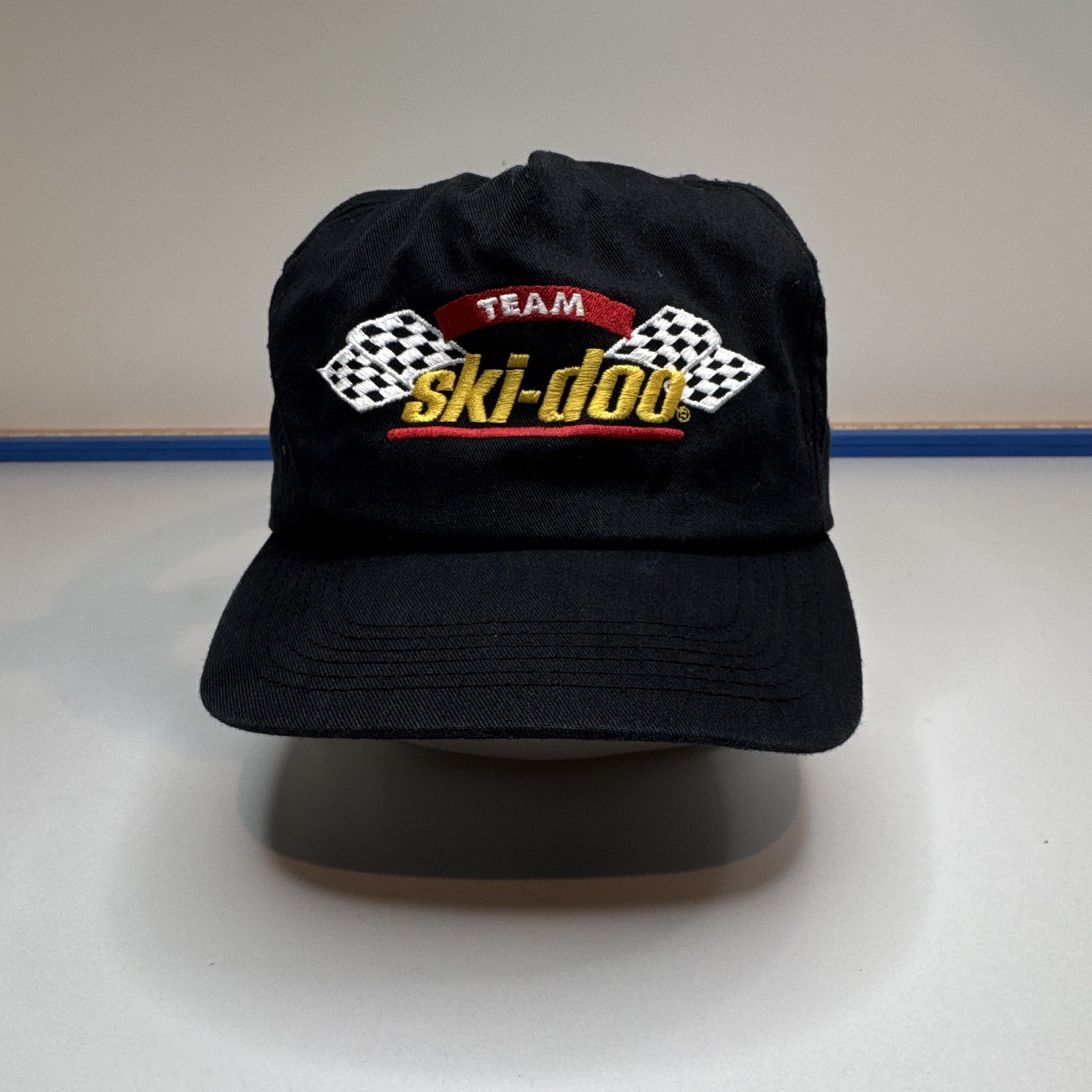 Vintage 1990s Team Ski-doo K-Products Snap Back Hat Pepsi On The Back good cond