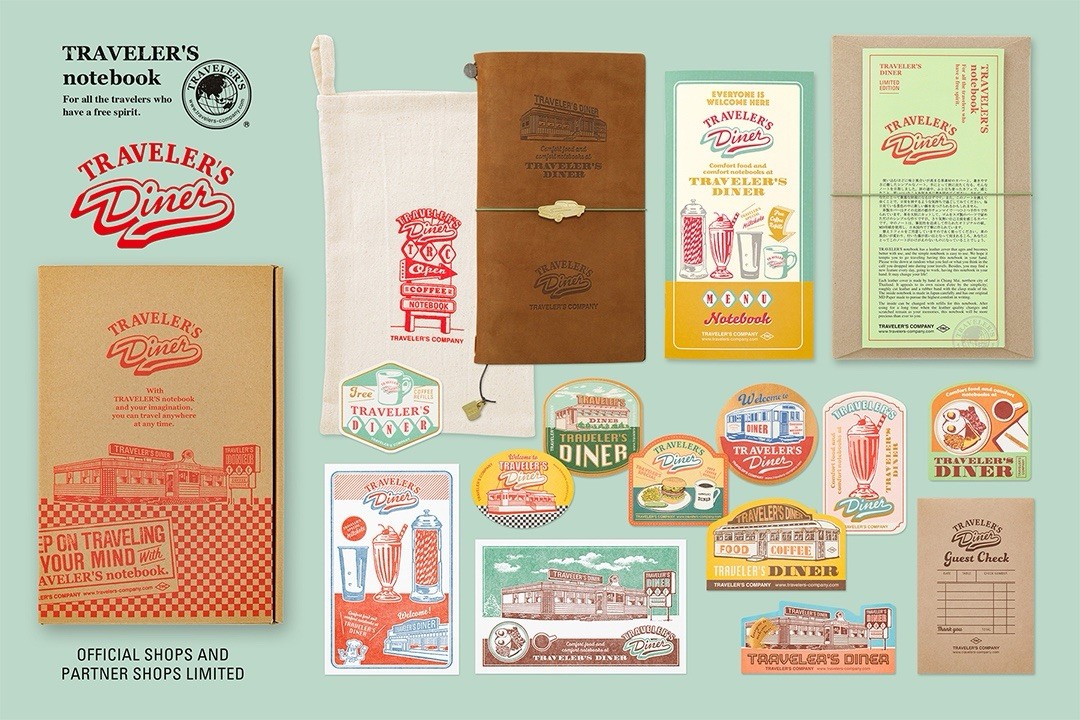 Traveler's Notebook Limited Set Traveler's Diner