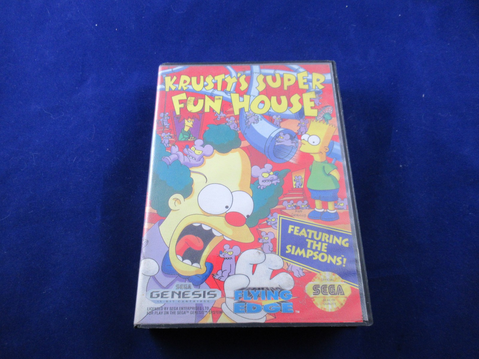 Krusty\'s Super Fun House (Sega Genesis, 1994) *In Case - Tested*