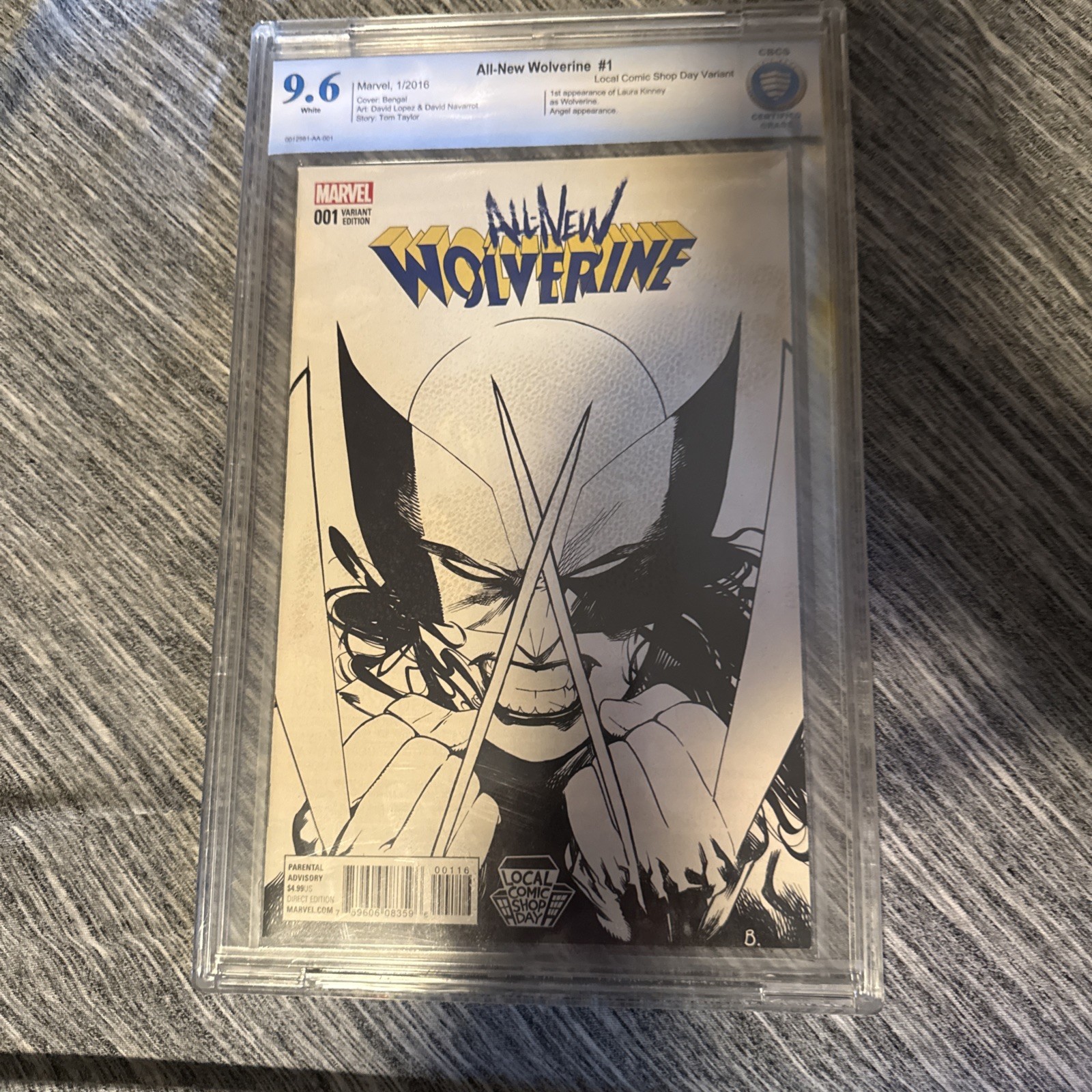 Marvel All-New Wolverine #1 (2016) Comic Book 9.6