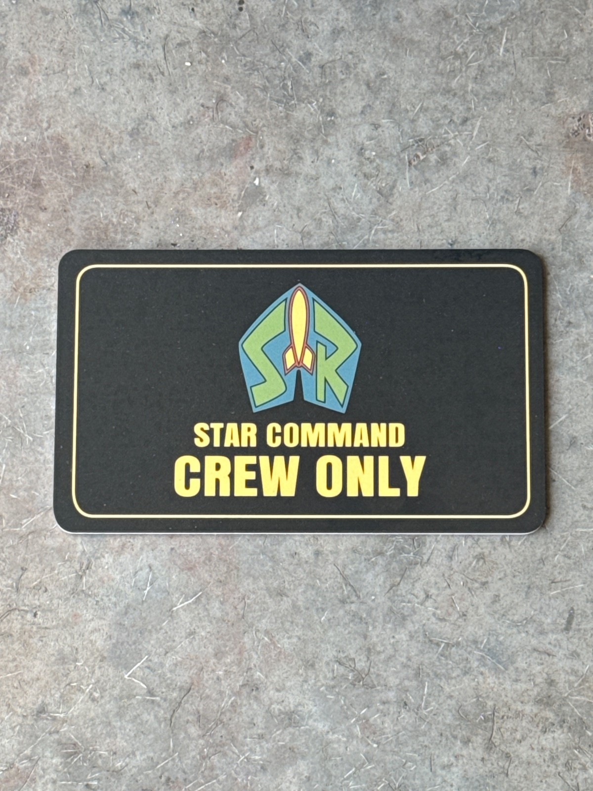 Disney's Buzz Lightyear Space Ranger Spin/Astro Blasters Door Sign Prop