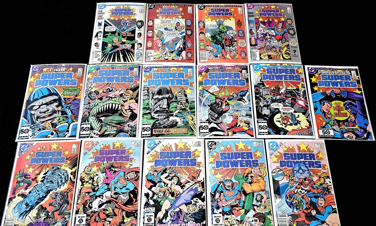 SUPER POWERS mini series complete 1-5 (84) 1-6 (86) 1-4 (86) High Grade Comics