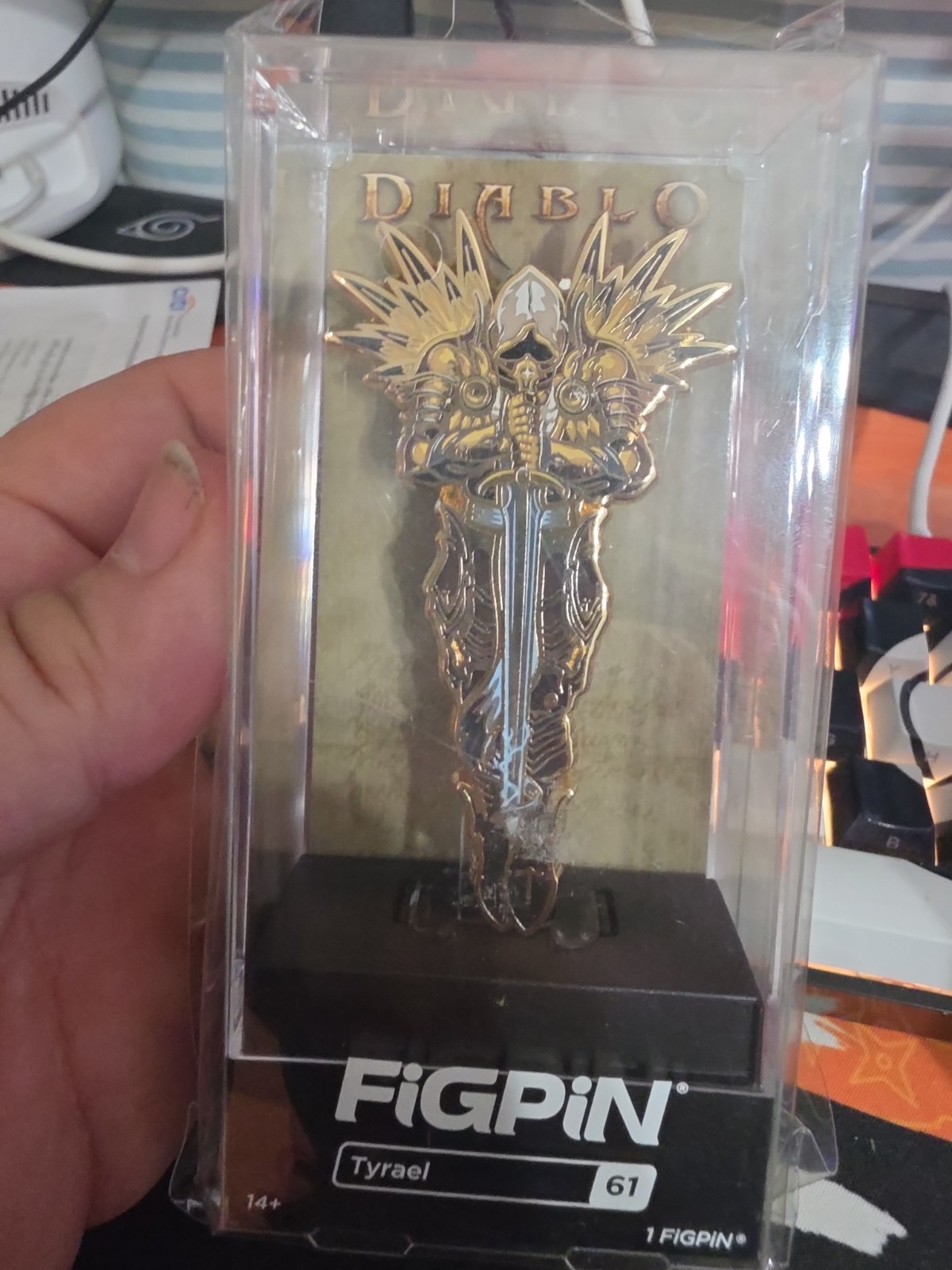 FiGPiN Diablo IV Tyrael Pin #61 NYCC 2021 Exclusive 1500