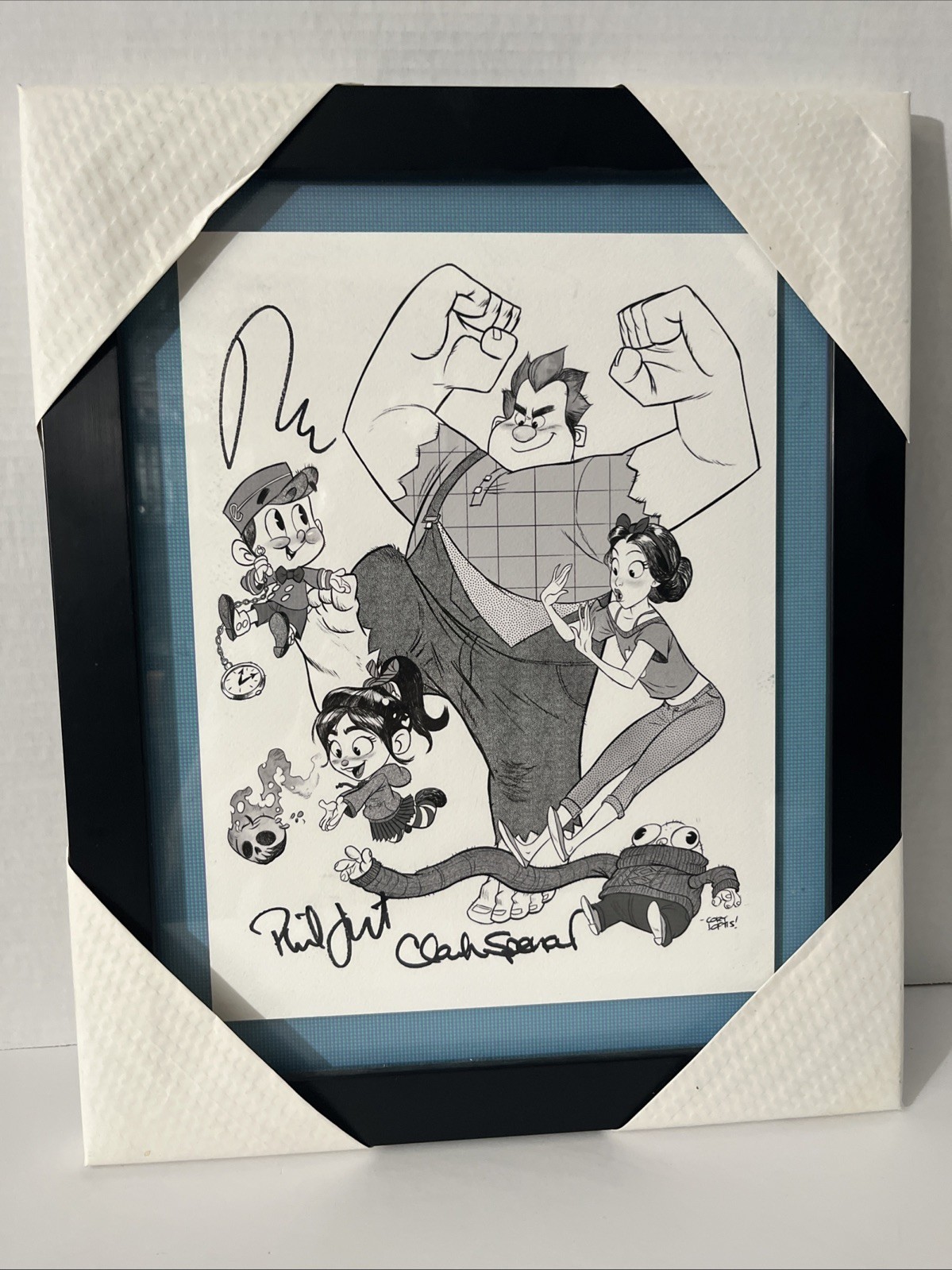 Disney: Ralph Breaks  The Internet Concept  Drawing Signed 12x9 Cory Loftis
