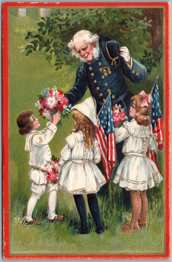 1913 TUCK\'S Decoration Day 173 Postcard \