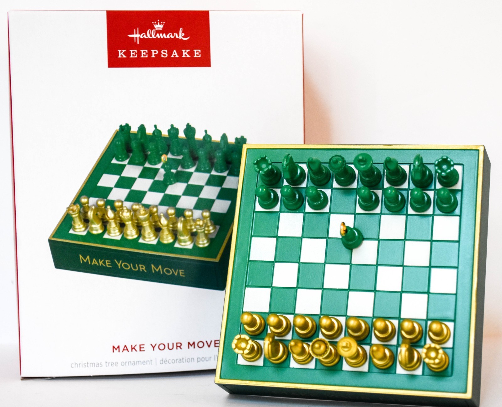 Hallmark  Make Your Move - Chess Board - Game of Chess - Keepsake Ornament 2025