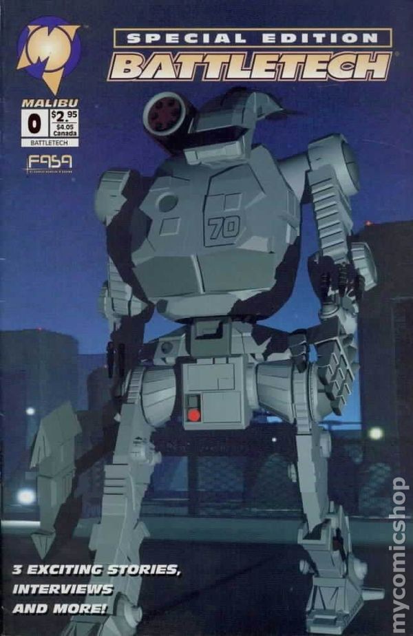 Battletech Special Edition #0 VF- 7.5 1995 Stock Image
