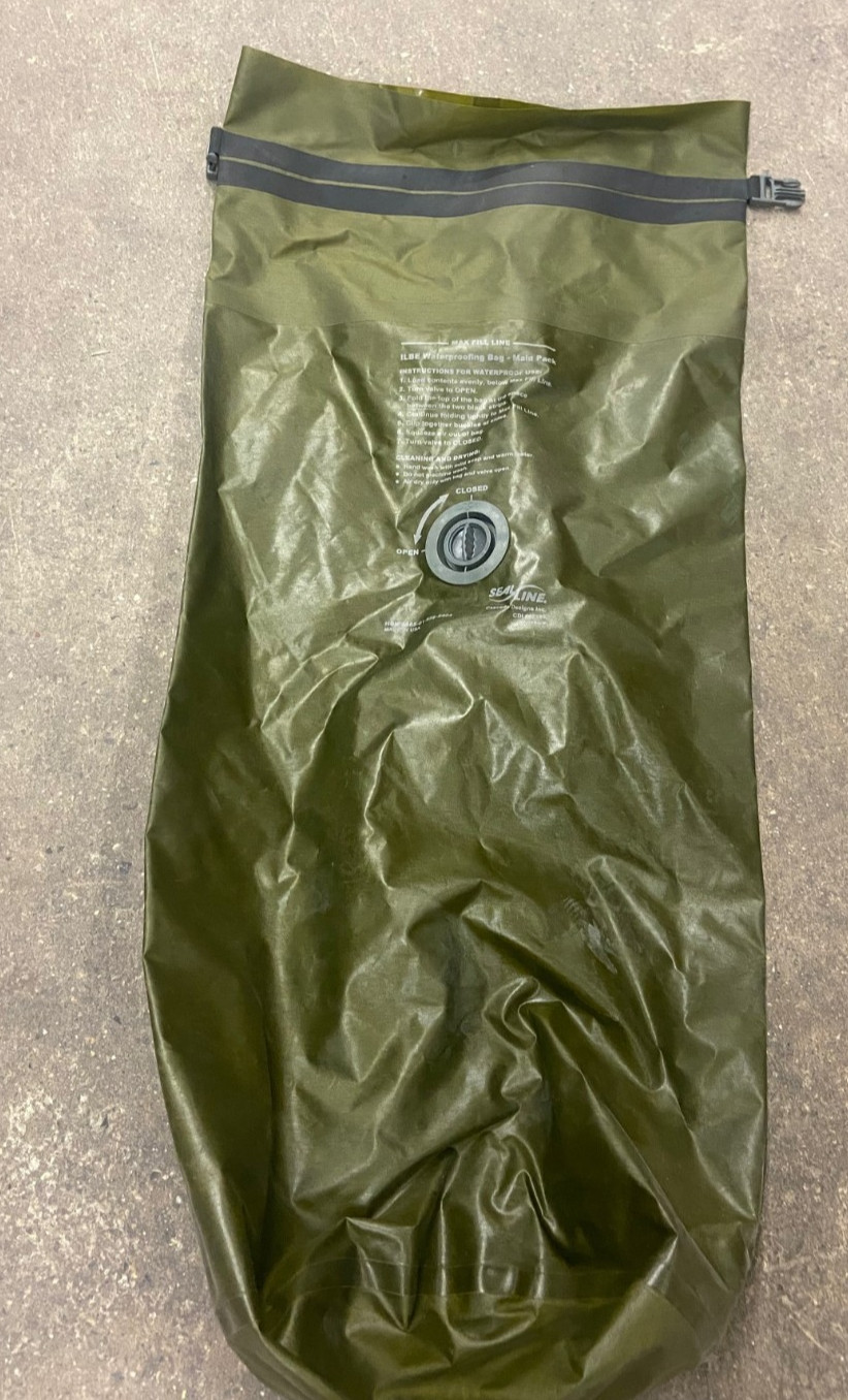 USGI USMC SealLine ILBE Waterproof Dry Bag Liner L – Genuine Military Issue VG