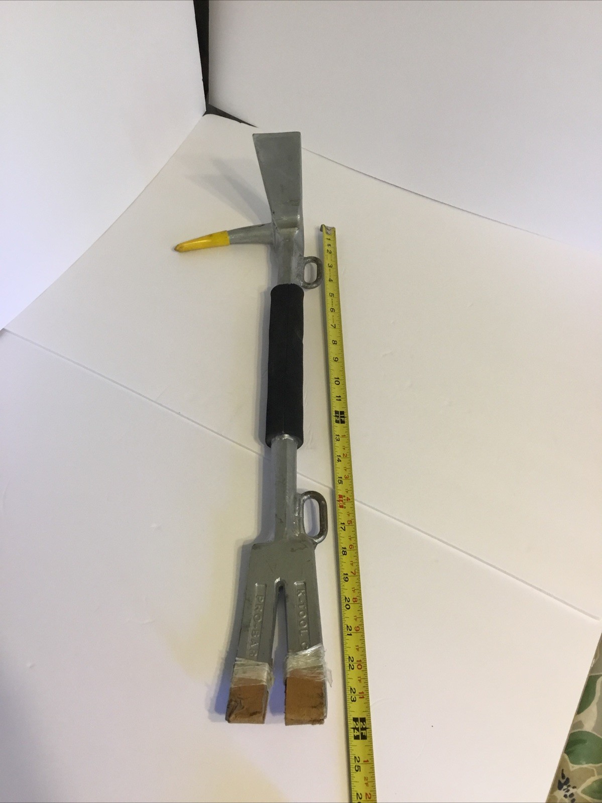 K-TOOL PRO-BAR Halligan Multiple Purpose Pry Tool With Side Links And Handle Pad
