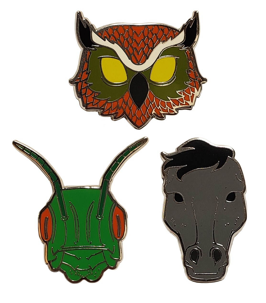 Hotline Miami pin set B by Erick Scarecrow x Devolver Digital