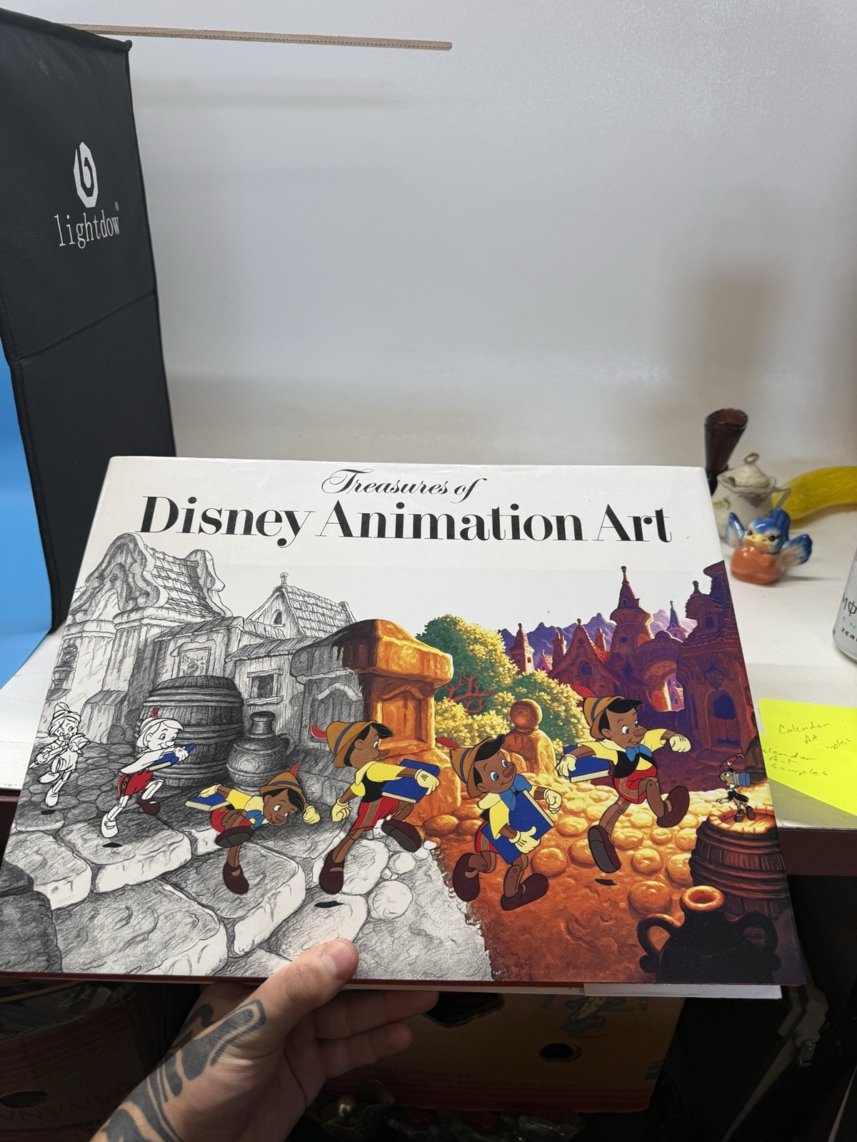 Treasures Of Disney Animation Art Book Vintage (1982)
