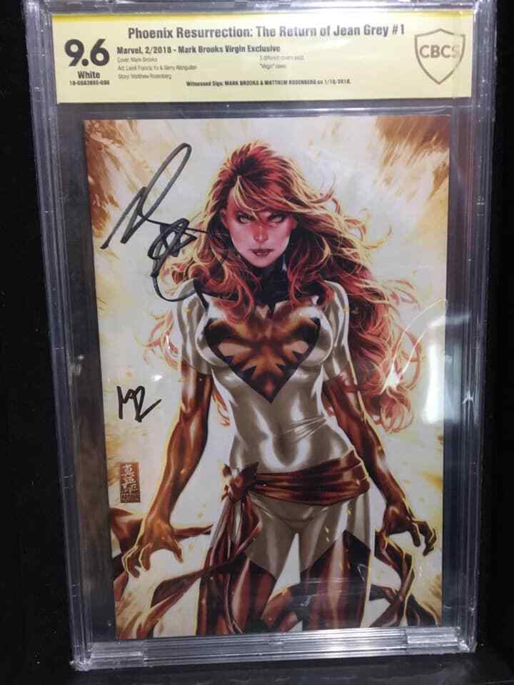 *DUAL SIGNED* PHOENIX RESURRECTION #1 - White Virgin 9.6 NM+ CBCS Graded