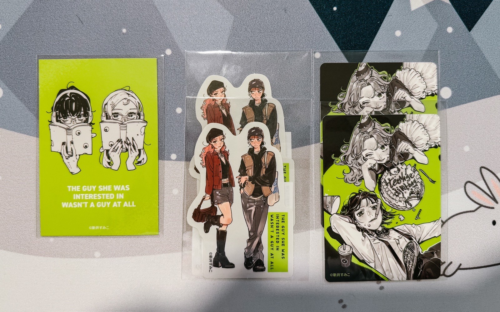 Rare The Guy She Was Interested in Wasn\'t a Guy at All [TGSWIIWAGAA] Sticker Set
