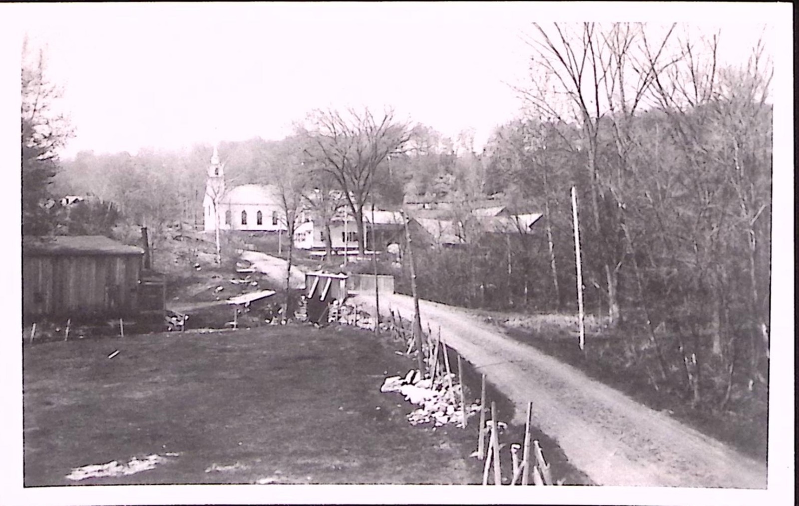 RPPC UPPER WATERFORD VT DESTROYED COVERED BRIDGE FLOOD ICEJAM LITTLETON NH P7670