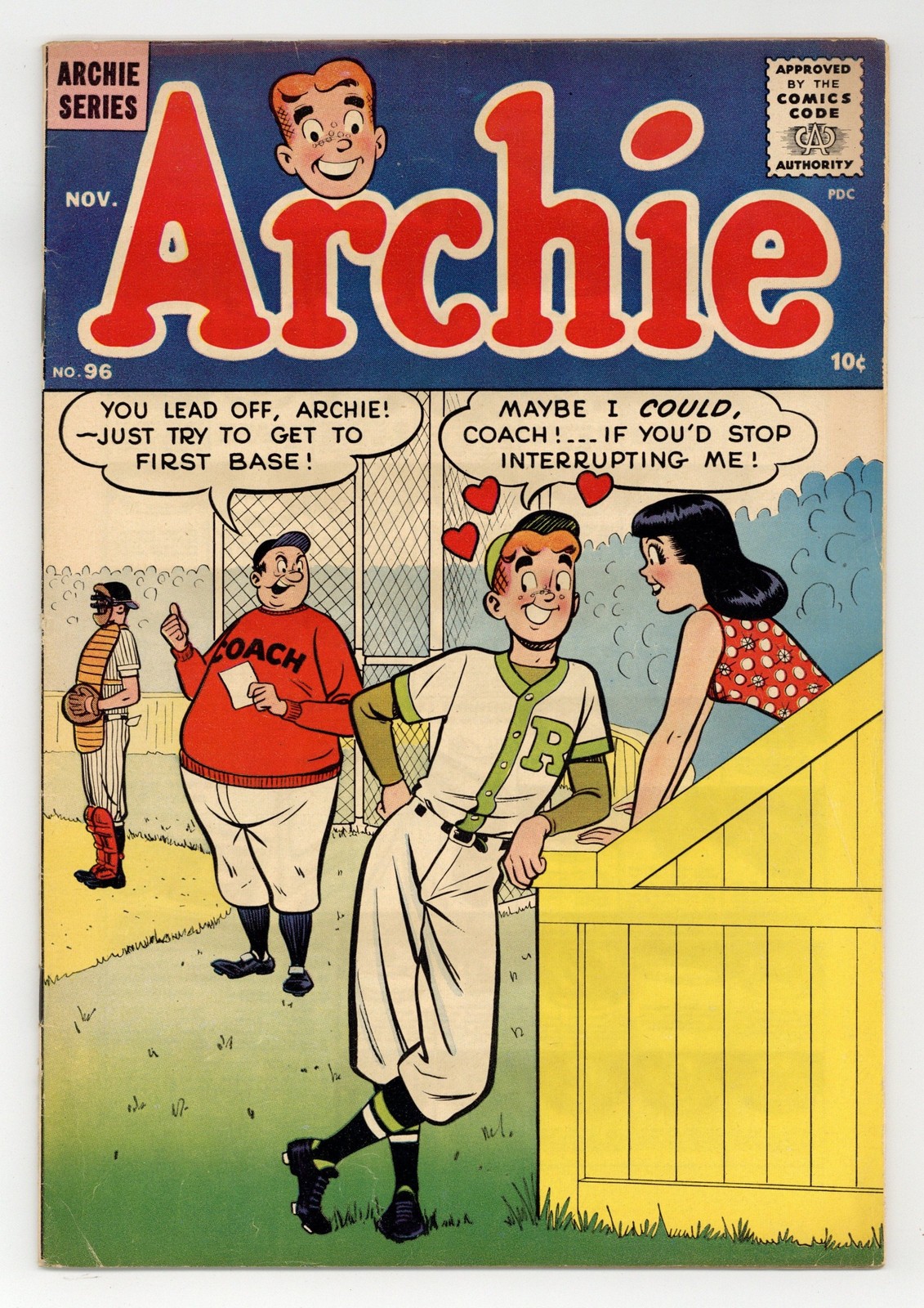 Archie #96 VG+ 4.5 1958