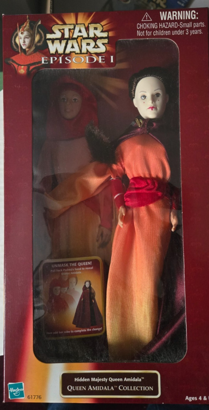 Hasbro Star Wars Episode 1 Queen Amidala Doll Hidden Majesty Collection 12\