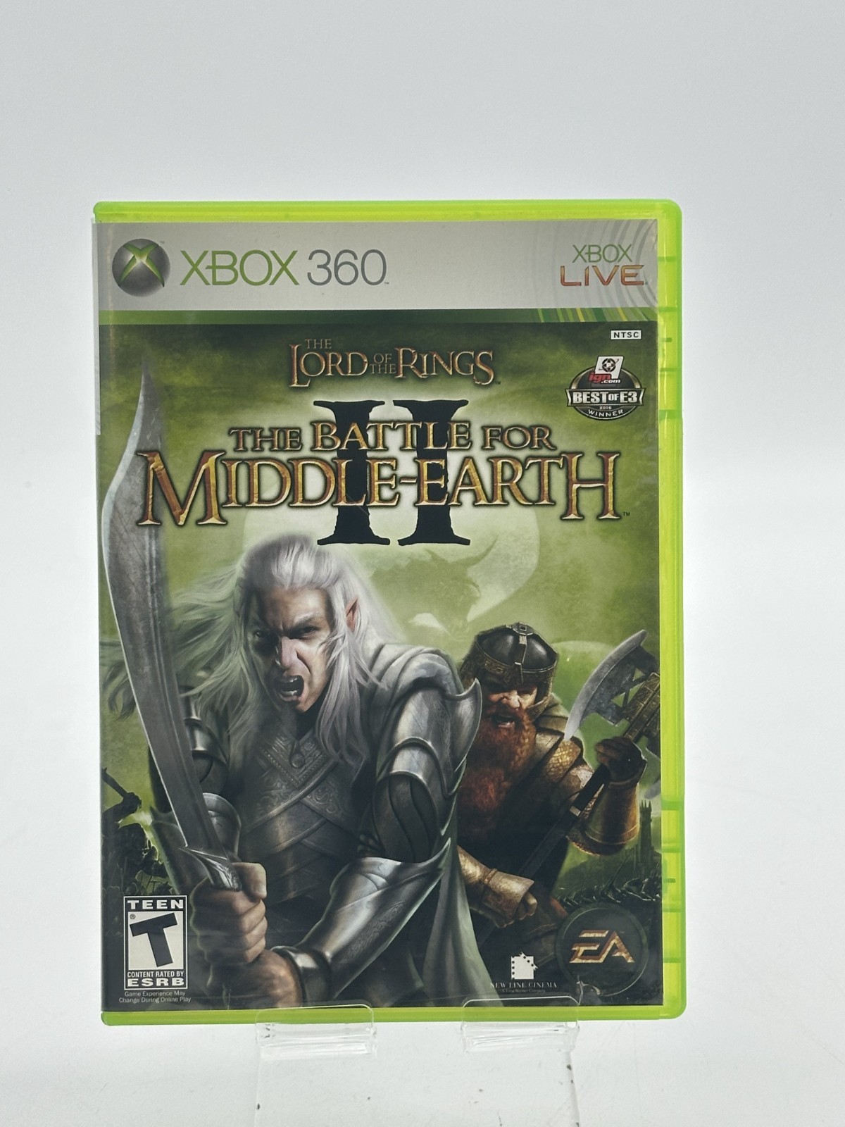 Lord of the Rings Battle for Middle Earth 2 II Xbox 360 Complete Authentic