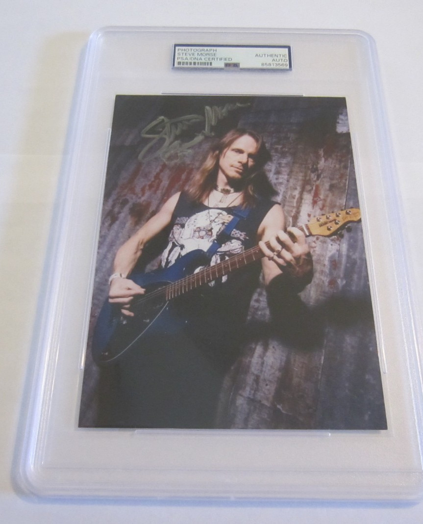 Steve Morse guitarist signed autographed 5x7 photo PSA authentic Deep Purple